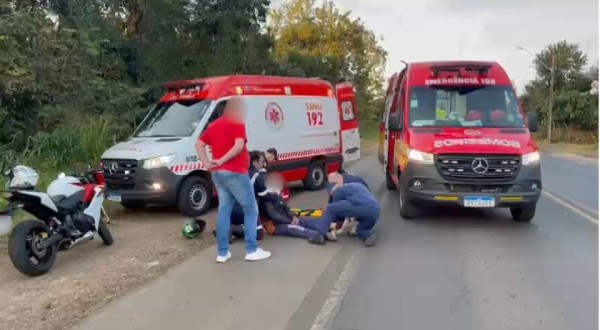 Acidente de trânsito é registrado na “Serra do BNH”, em Barracão