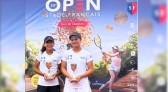 Tênis: Palmense Eduarda Gomes é campeã de Duplas em torneio na França
