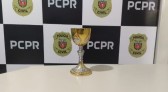 Homem invade igreja, furta cálice banhado a ouro e tenta vender item em ferro-velho, diz polícia