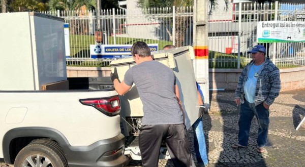 Hoje no calçadão tem coleta de eletroeletrônicos e distribuição de mudas