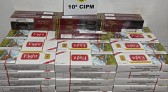 ROTAM apreende cigarros contrabandeados e cumpre mandado de prisão
