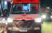 Entregador fica ferido em acidente entre carro e moto