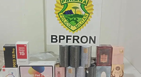 BPFRON apreende mercadorias irregulares