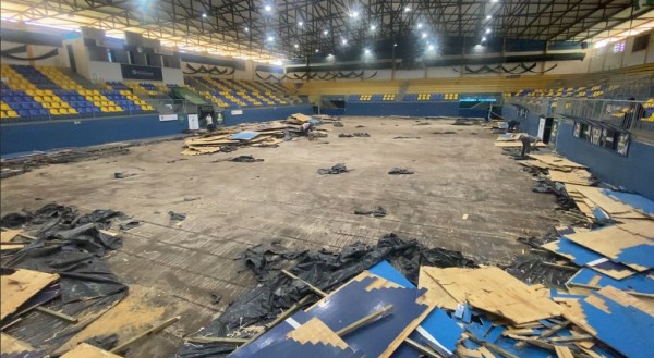 Iniciam reformas no Ginásio Arrudão