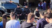 Polícia Militar apresenta carreira e rotina do Pelotão de Choque