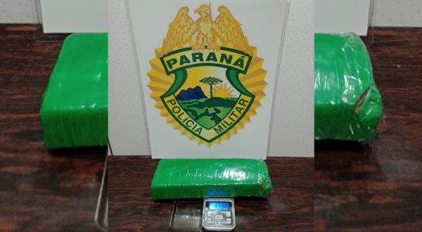 Após queda de motocicleta, homem é preso por tráfico de drogas em Barracão