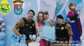 Aniversariante de 5 anos convida equipe da Polícia Militar para sua festa em Francisco Beltrão