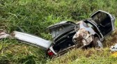 Criança fica ferida após saída de pista na PR-180 entre Três Barras do Paraná e Quedas do Iguaçu