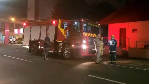 Princípio de incêndio é registrado na área central