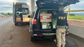 PRF apreende 60 litros de bebida falsificada