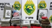 Polícia Militar apreende mais de 40 kg de maconha em forro de residência