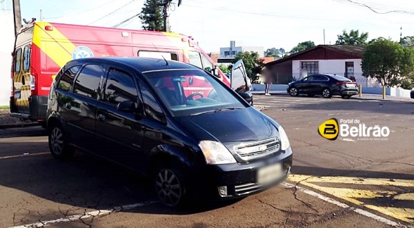 Homem fica ferido em colisão registrada no Bairro Vila Nova