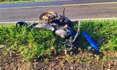 Motociclista fica gravemente ferido após colisão frontal na PRC-158