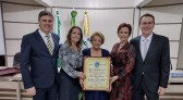 Dona Samira recebe título de Cidadã Honorária de Francisco Beltrão