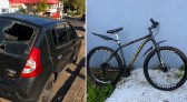 Ciclista fica ferido após colisão com carro na Avenida General Osório