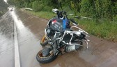 Colisão frontal deixa motociclista ferido na PRC-280,