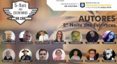 Noite dos escritores será nesta quarta-feira