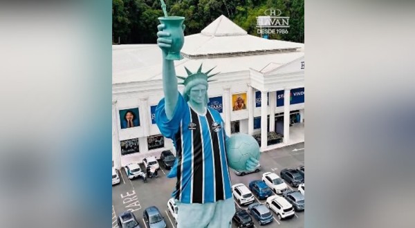 Grêmio anuncia acordo de patrocínio com a Havan