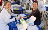 Saúde faz mais de 1.500 testes no calçadão em ação contra hepatites virais