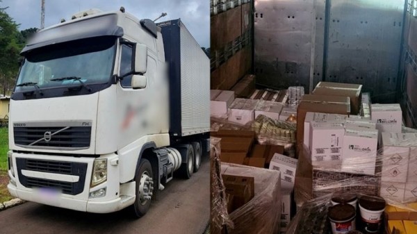 Caminhão com doações para o Rio Grande do Sul é roubado e recuperado