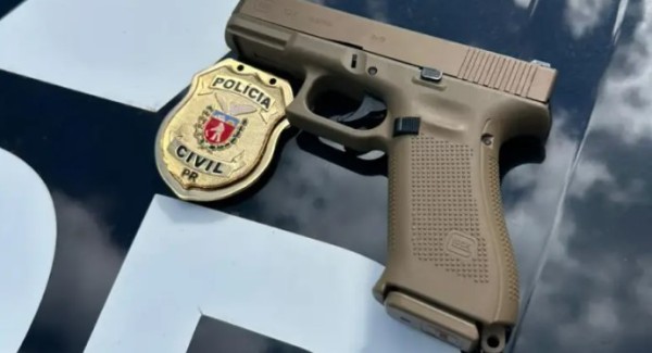 Homicídio na PR-483 é esclarecido: veículo e arma apreendidos; suspeito se apresenta à Polícia Civil