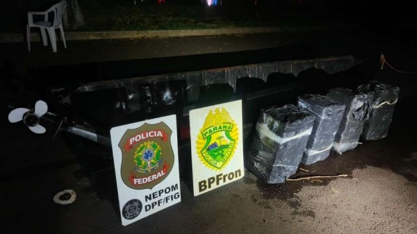 Mais de 100 kg de maconha são apreendidos no Paraná