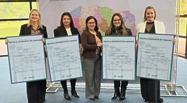 Francisco Beltrão conquista quatro selos Escola Diamante e se destaca na alfabetização no Paraná