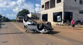 Mulher morre após ser atropelada em grave acidente, em Itapejara d'Oeste