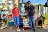 Polícia Penal organiza ação social que arrecada 290 kg de ração para cães abandonados
