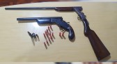 ROTAM prende homem por porte ilegal de arma de fogo e munições
