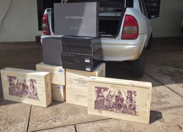 ROTAM do BPRv apreende carga de vinhos argentinos durante abordagem