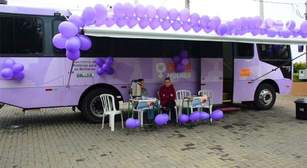 Ônibus Lilás esteve em Marmeleiro