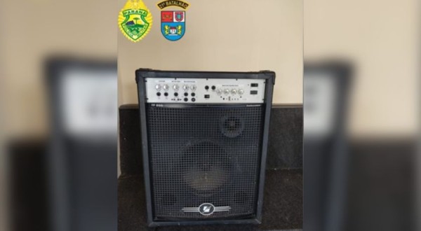 Polícia Militar apreende equipamento sonoro por perturbação do sossego em Francisco Beltrão