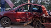Acidente na PRC-280 deixa quatro pessoas gravemente feridas