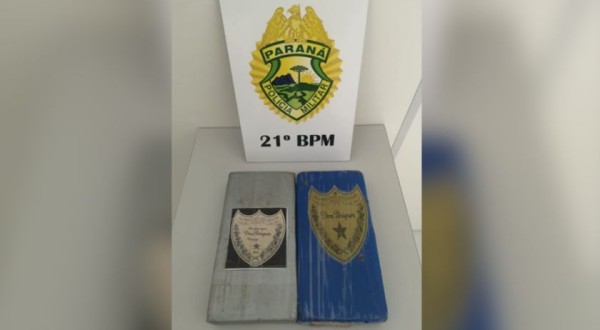 Polícia Militar de Realeza prende traficante após perseguição e apreende mais de R$100 mil em cocaína