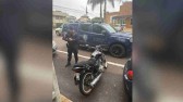 Homem é levado à delegacia com moto furtada