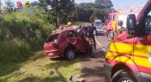 Duas pessoas morrem em violenta colisão entre veículos na BR-280, entre Barracão e Flor da Serra do Sul