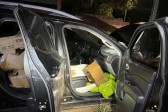 Ação do Esquadrão Antibombas: PMPR retira 237 kg de explosivos de carro em Campo Mourão