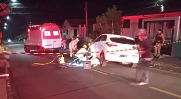 Homem morre após ser atropelado por carro