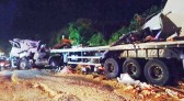 Colisão frontal entre caminhões deixa dois motoristas mortos na BR-163