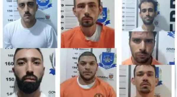 Sete detentos seguem foragidos após fuga da Cadeia Pública