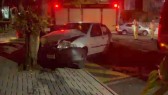 Acidente registrado no Bairro Vila Nova deixa condutor ferido