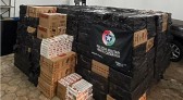 Carga milionária de cigarros contrabandeados é apreendida em galpão