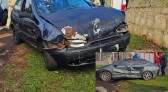 Colisão entre carros deixa mulher ferida no bairro Vila Nova