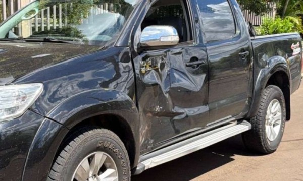 Motociclista fica ferido após colisão com carro