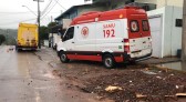 Trabalhador fica ferido ao cair de uma construção em Beltrão