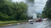 Grave acidente na BR-158 entre Pato Branco e Coronel Vivida deixa dois mortos