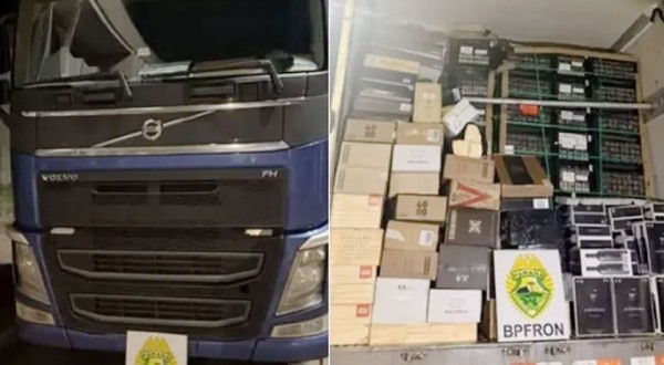 BPFRON apreende carga de vinhos argentinos avaliada em R$ 950 mil