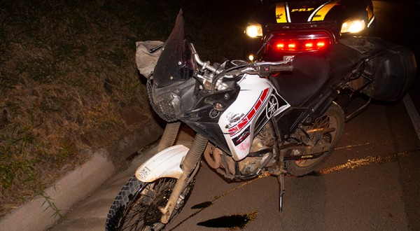 Homem fica ferido em colisão na BR282  em Descanso