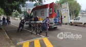 Homem fica ferido em acidente na Tenente Camargo